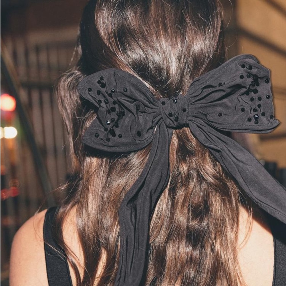 ZARA Jewel Hair Bow Clip